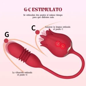 Rose Tongue Licker Clit Pleasure Toy