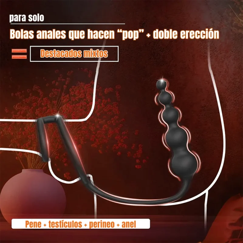 Anillo y Bolas Anales Vibradoras con App y Control