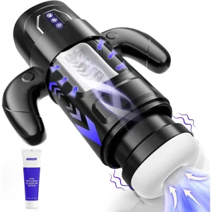 Masturbador Automático 2 en 1 con Succión y Vibración