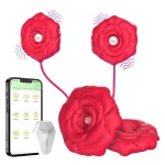 Pinzas Vibradoras con Control App y Cadena BDSM