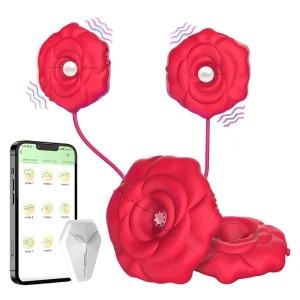 Pinzas Vibradoras con Control App y Cadena BDSM