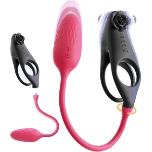Anillo Vibrador 3 en 1 Declirt con Control y Doble Motor