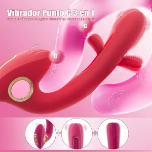 Vibrador Hueco con Control Remoto y Doble Estimulación