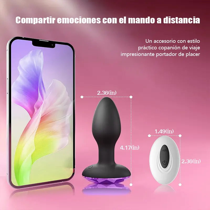 Masajeador Prostático de Silicona – Recargable y Resistente al Agua