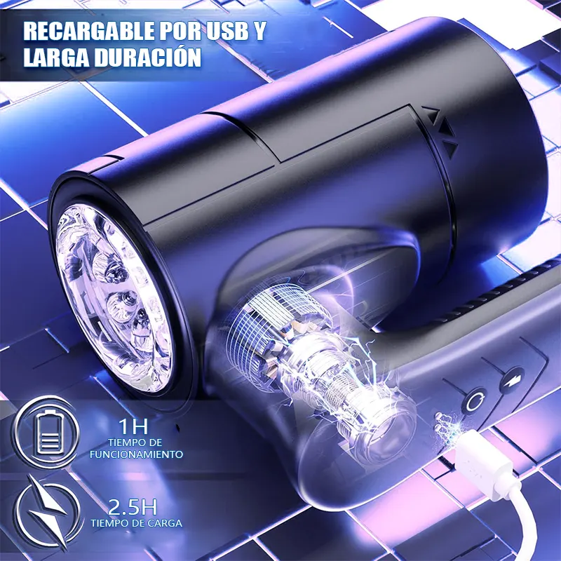 Masturbador Automático para Hombre con Empuje y Rotación Realista