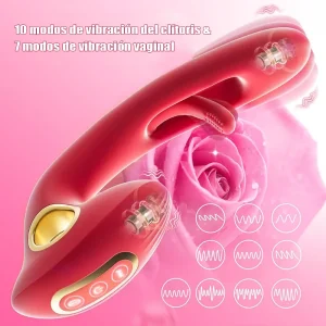 Vibrador Hueco con Control Remoto y Doble Estimulación