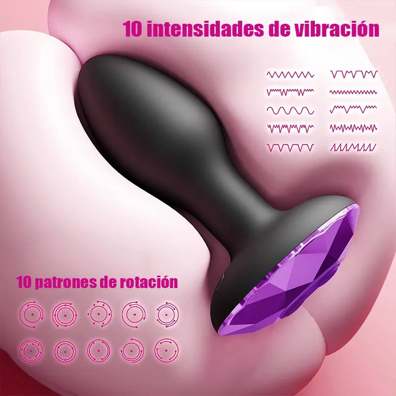 Masajeador Prostático de Silicona – Recargable y Resistente al Agua