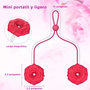 Pinzas Vibradoras con Control App y Cadena BDSM