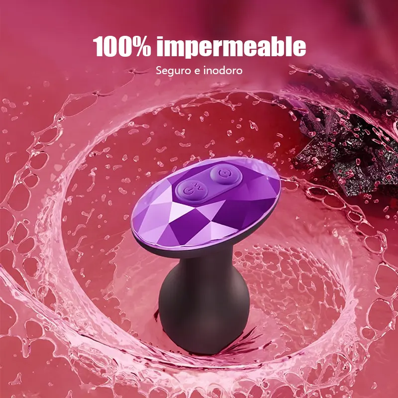Masajeador Prostático de Silicona – Recargable y Resistente al Agua