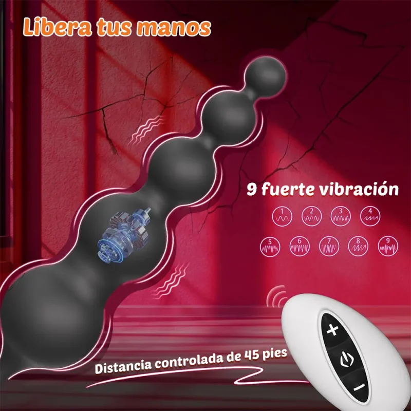 Anillo y Bolas Anales Vibradoras con App y Control