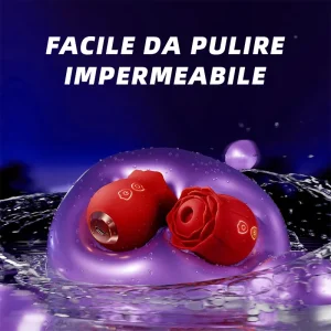 Rose Toy 3‑en‑1 Vibrador para Clítoris, Pechos y Ano