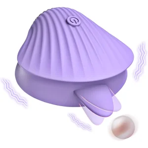 Mini vibrador femenino con lengua para el clítoris