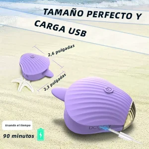 Mini vibrador femenino con lengua para el clítoris