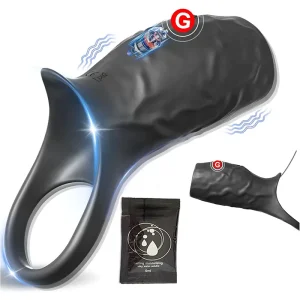 Anillo Vibrador 10 Modos con Estimulador Punto G y Próstata