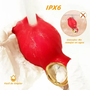 Rose Vibrador con Lengua Giratoria 360° para Mujeres