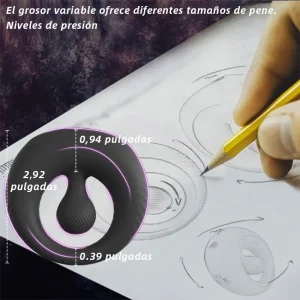 Anillo vibrador ajustable con cuentas para estimulación del clítoris