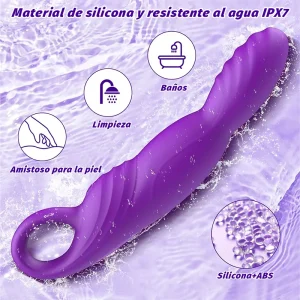 Vibrador rotativo punto G con 7 modos y 5 rotaciones