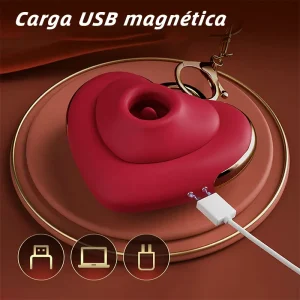 Vibrador Succión Corazón – Estimulador Femenino Mini