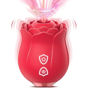 Rose Toy 3‑en‑1 Vibrador para Clítoris, Pechos y Ano