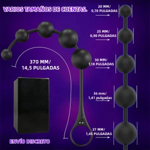 Anal Beads Vibrator – Plug Anal 14,5" con Control App