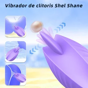 Mini vibrador femenino con lengua para el clítoris