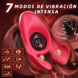Anillo Pene Rose con Vibración y Estimulación del Clítoris
