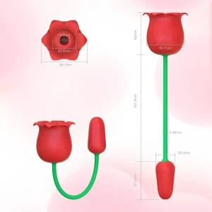 Rose Toy con Succión y Bullet – Placer Preciso y Potente