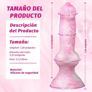 Dildo Rosa Monstruo Delgado – Juguete Fantasy Fantástico