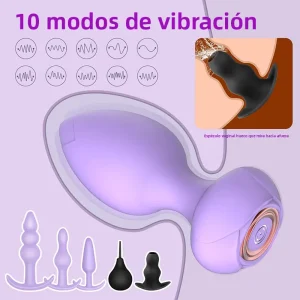Set de 6 Plug Anales Vibradores con Control Remoto