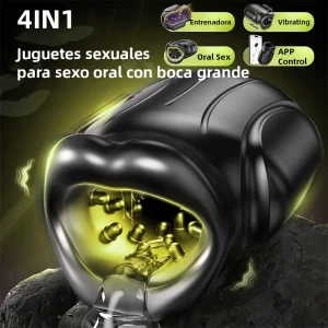 Masturbador Masculino con App Vibrador para el Pene