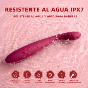 Vibrador Dedo Impermeable Punto G y Clítoris