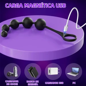 Anal Beads Vibrator – Plug Anal 14,5" con Control App