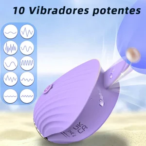 Mini vibrador femenino con lengua para el clítoris