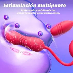 Estimulador Punto G Flexible de Doble Cabeza con Agarre