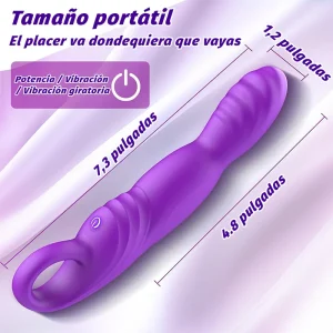 Vibrador rotativo punto G con 7 modos y 5 rotaciones