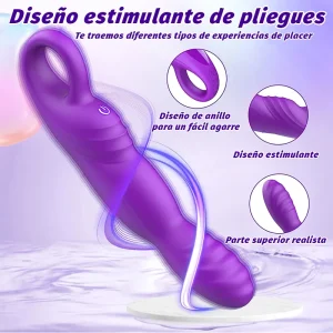 Vibrador rotativo punto G con 7 modos y 5 rotaciones