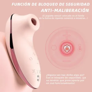Succionador de Clítoris Calefactable con Control Remoto