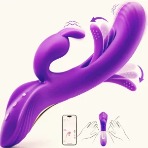 Vibromasseur lapin 4 en 1 – Stimule le clitoris et le point G