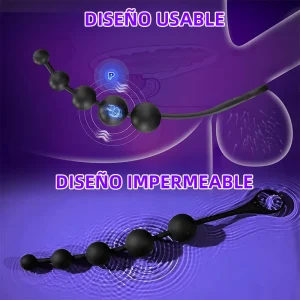 Anal Beads Vibrator – Plug Anal 14,5" con Control App