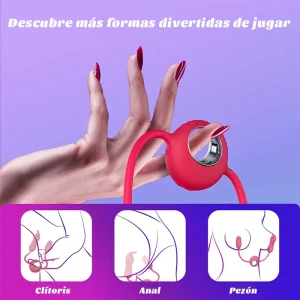 Estimulador Punto G Flexible de Doble Cabeza con Agarre