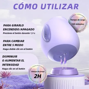 Clitorial Rose Toy con fuerte succión para masturbación