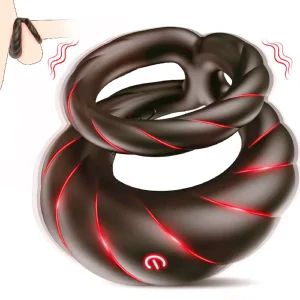 Anillo Vibrador para Hombres con 10 Modos para Parejas