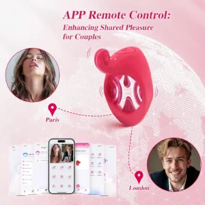 Anillo Vibrador con App para Parejas - Estimulador Multizona