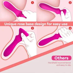 Vibrador Rosa 10 Modos – Estimulación de Clítoris